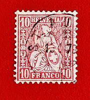 SITZENDE HELVETIA 38 VOLLSTEMEPL ST AUBIN NEUCHATEL 1879