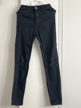 Jean slim noir Bershka, Taille 34