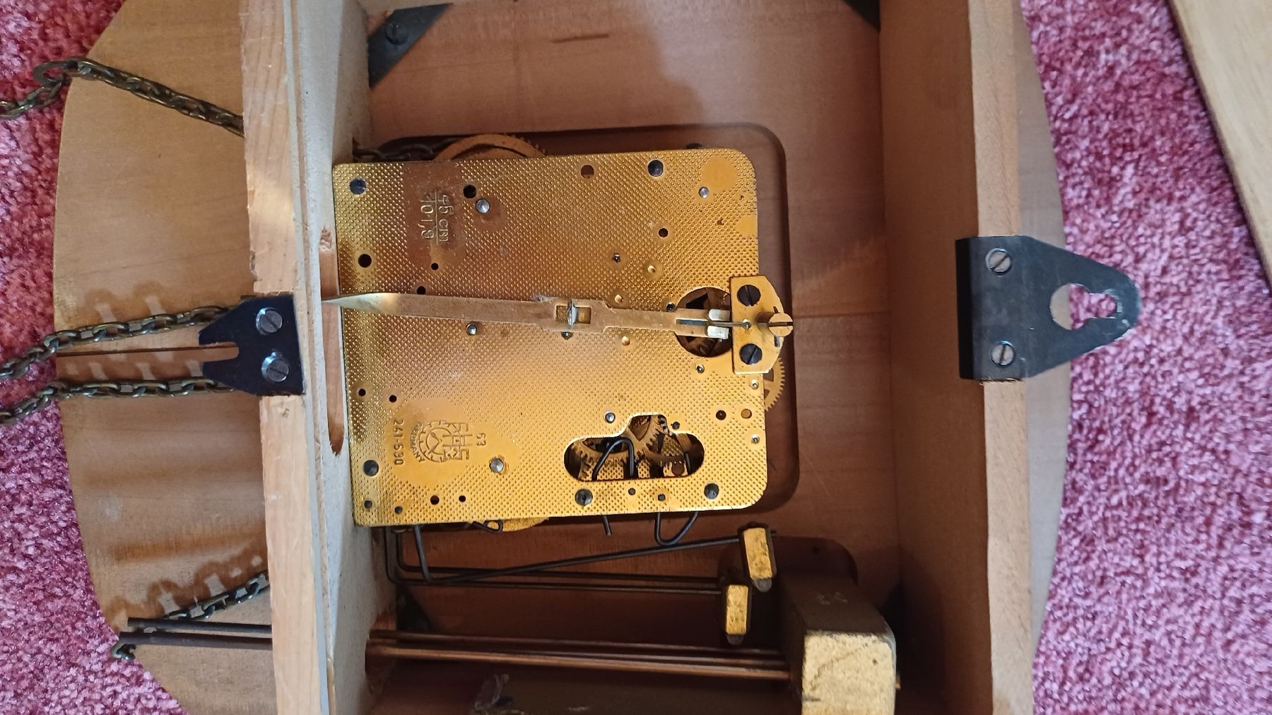 Orologi: Wohnnzimmer Uhr midcentury – Difettoso da Wegenstetten venduto da troll91 5