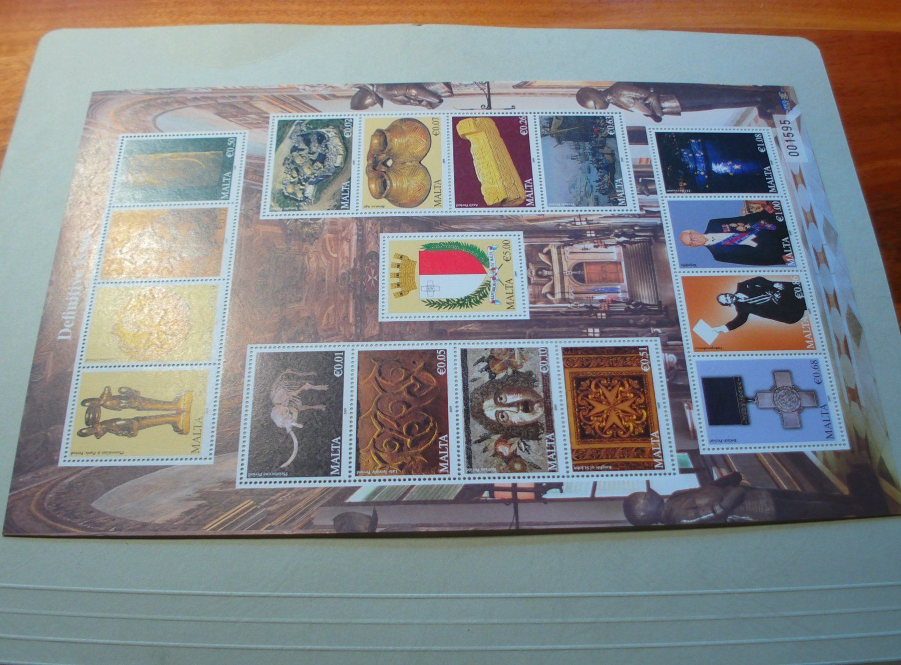 Tutti i francobolli: Malta Bogen Definitive Issue 2009, ** – Usato da Niederwil AG venduto da morostahu