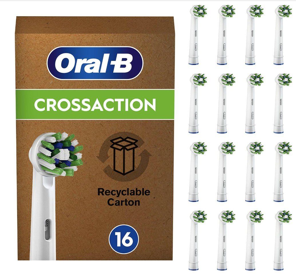 Oral B Cura dei denti: Oral-B Aufsteckbürsten Cross Action 16er Pack – Nuovo e nell'imballaggio originale da Rorschacherberg venduto da mir_hgk2