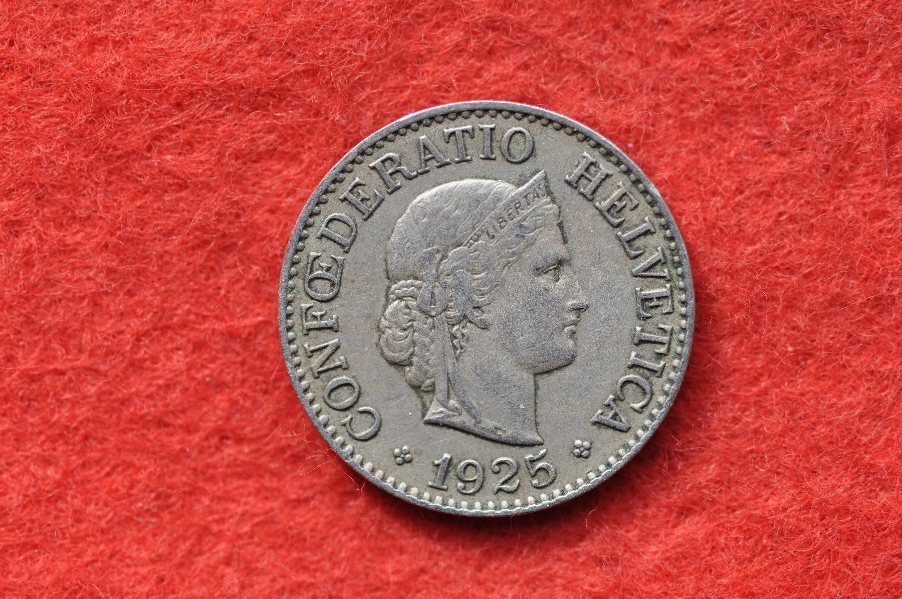 Alle Münzen: 10 rappen 1925 – Gebraucht aus Laupen BE von Gufi57