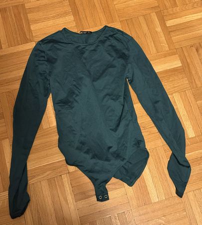 Body vert foncé stradivarius manches longues