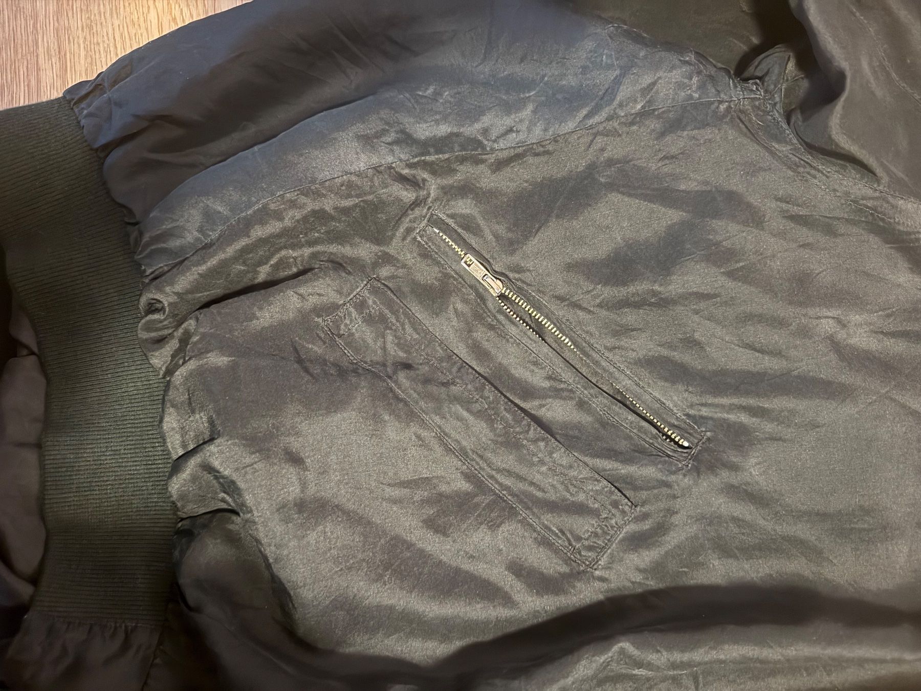Giacche: Vintage Bomberjacke 100% Seide – Usato da Klosters venduto da jewelsy 4