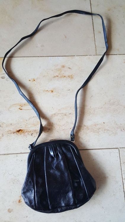 Borsa A Tracolla Uomo In Pelle - Clutch Grande 30.5 Cm Per Portafoglio, Telefono E Chiavi - Foto 5