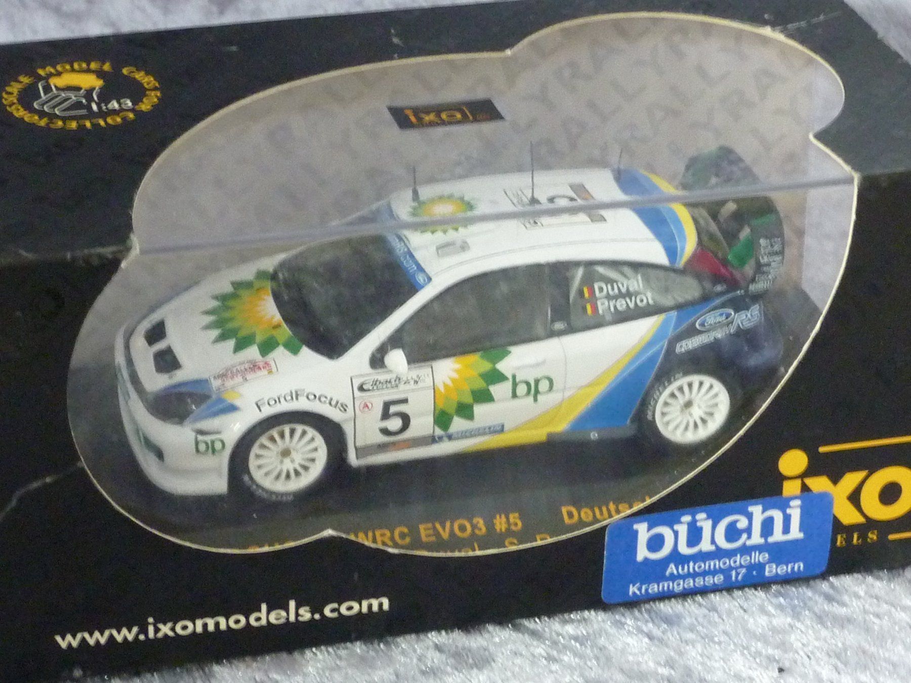 Ford Modellautos: Ford Focus RS WRC EVO3 #5  1:43 – Neu und originalverpackt aus Dürrenäsch von modellautos4you 4