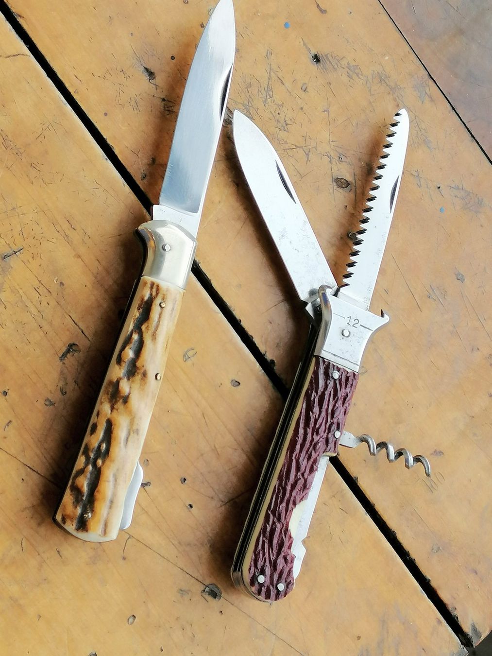 Coltelli tascabile: KLAPPMESSER ALT ZWEI STÜCK – Nuovo (secondo la descrizione) da Maschwanden venduto da OliverM05 4