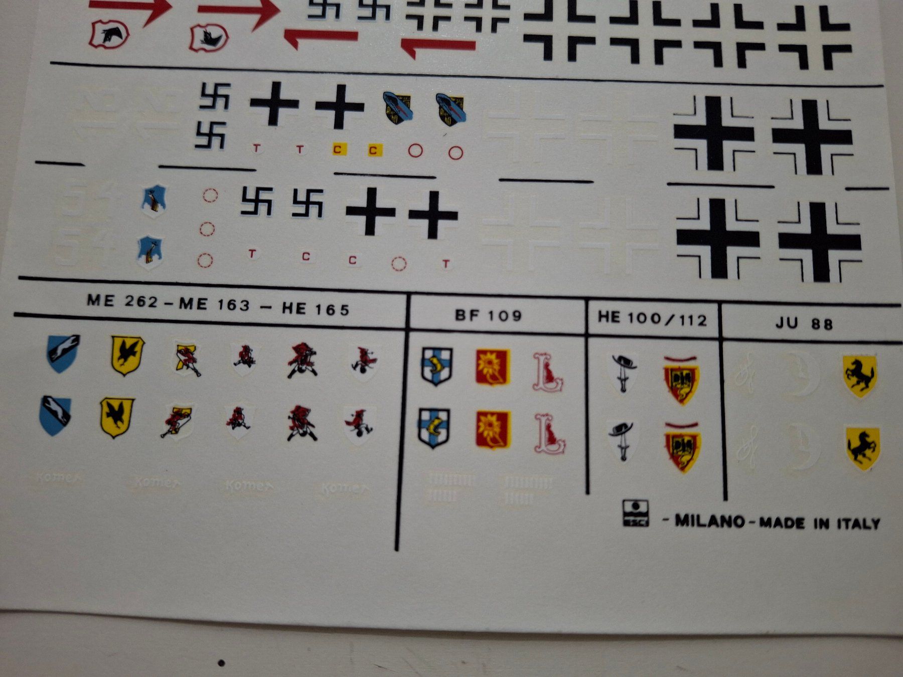 Kit di modellismo & Modellini statici: Decals Luftwaffe 1/72 – Usato da Steffisburg venduto da heziste 1