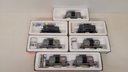 Spur H0 Roco 6er Set Kesselwagen verschiedener Betreiber