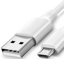 ⚡ USB auf Typ-Micro-Ladekabel - 19 cm, weiß ✨💫