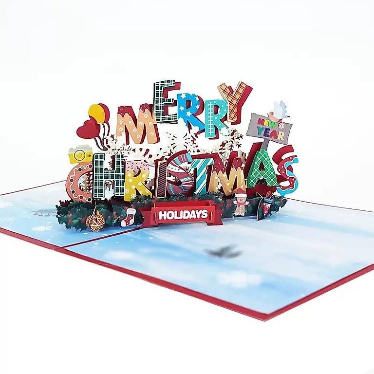 Cartoline: 3D Pop-Up Weihnachtskarte mit Umschlag – Nuovo e nell'imballaggio originale da Zürich venduto da Grussatelier