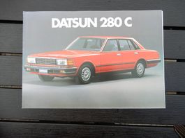 Datsun 280 C Prospekt Limousine / Kombi CH-Ausgabe 1979