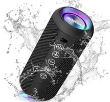 Ortizan Bluetooth Lautsprecher schwarz neu mit Lichteffekt
