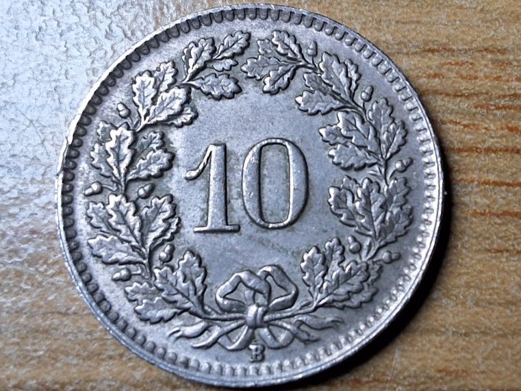 Tutti le monete: 10 Rappen 1950 - fast unzirkuliert! – Usato da Münchenstein venduto da purbach1 5
