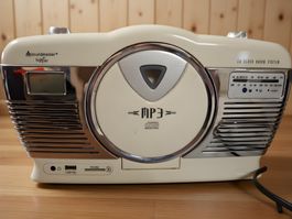 Soundmaster Highline CD Radio System Cream MP3