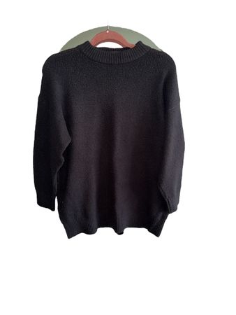 Schwarzer Strickpullover von Bersh, Grösse M, kuschelig warm