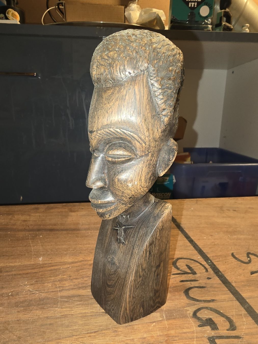 Skulpturen & Statuen: Afrikanische Holzskulptur, ca. 21 cm, Kunstobjekt (Q) – Gebraucht aus Rorschach von TimelessTrading 1