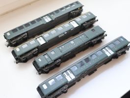 Märklin 4 x SBB Leichtstahl-Personenwagen Set H0 - Modern
