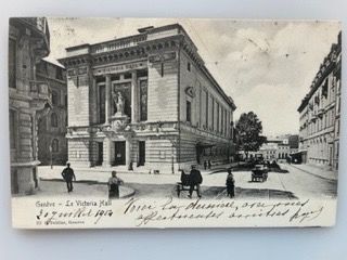 Cartoline postali: Genf Le Victoria Hall 1904 – Usato da Sargans venduto da nicsam1815