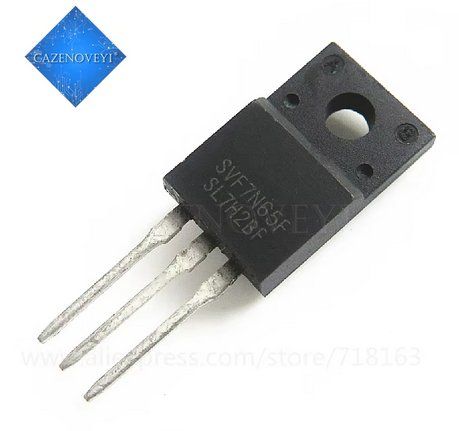 Componenti elettronici: MOSFET SVF7N65F SL7H2BF – Usato da Studen BE venduto da Paplo