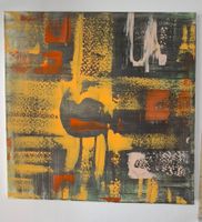 Gemälde " Gedankenspiel" handmade 58×58