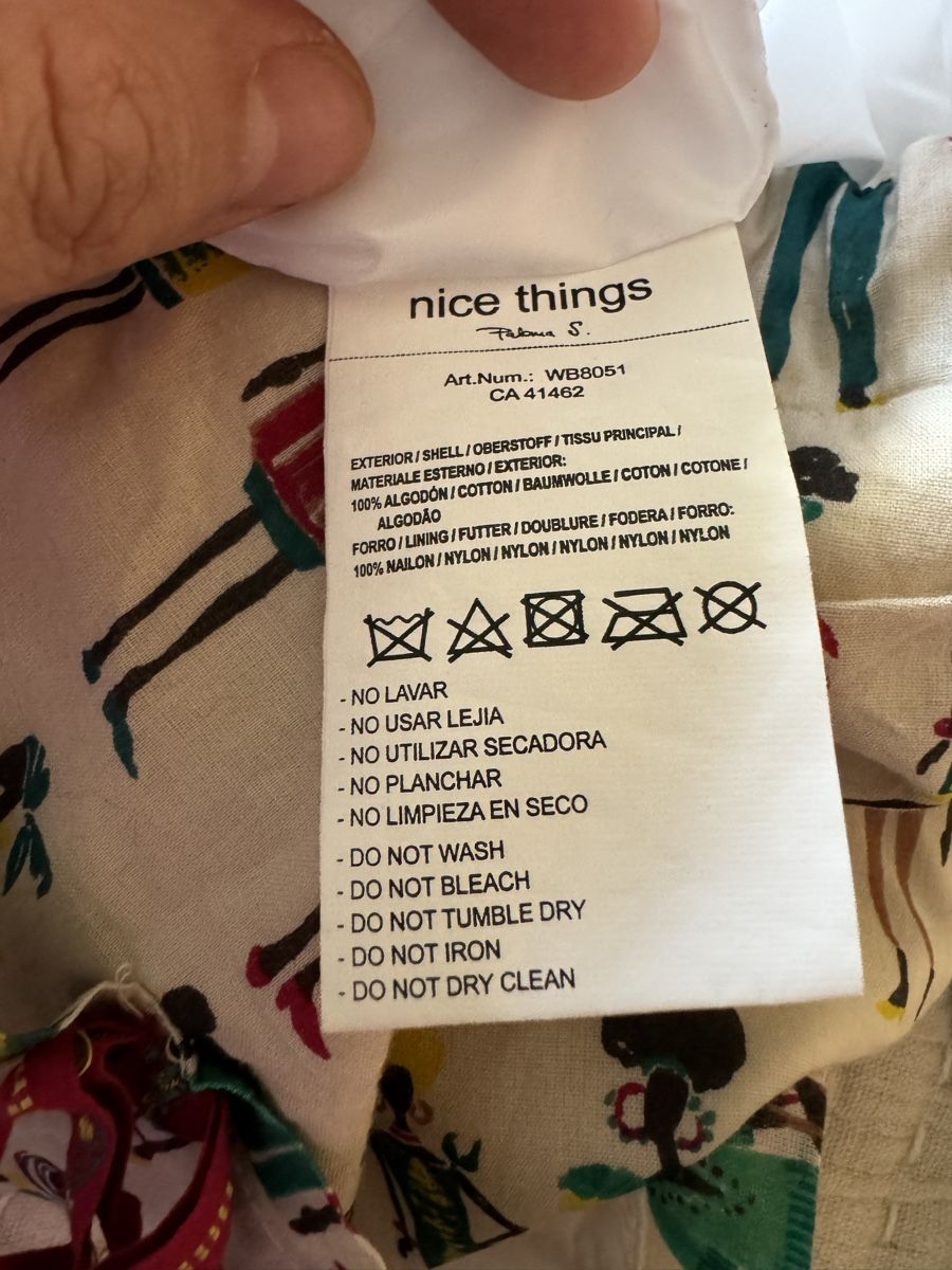 Borse & Zaini: nice things Beuteltasche ecru mit Print – Nuovo (secondo la descrizione) da Brütten venduto da Rod816 8