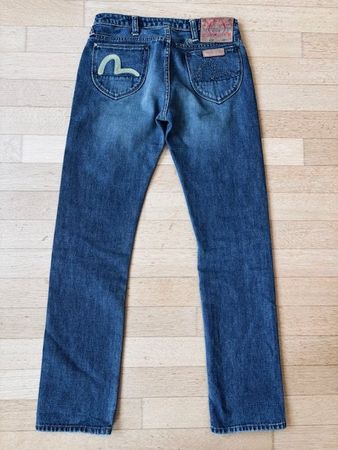 Vintage Evisu Jeans low waist straight cut Gr. 26
