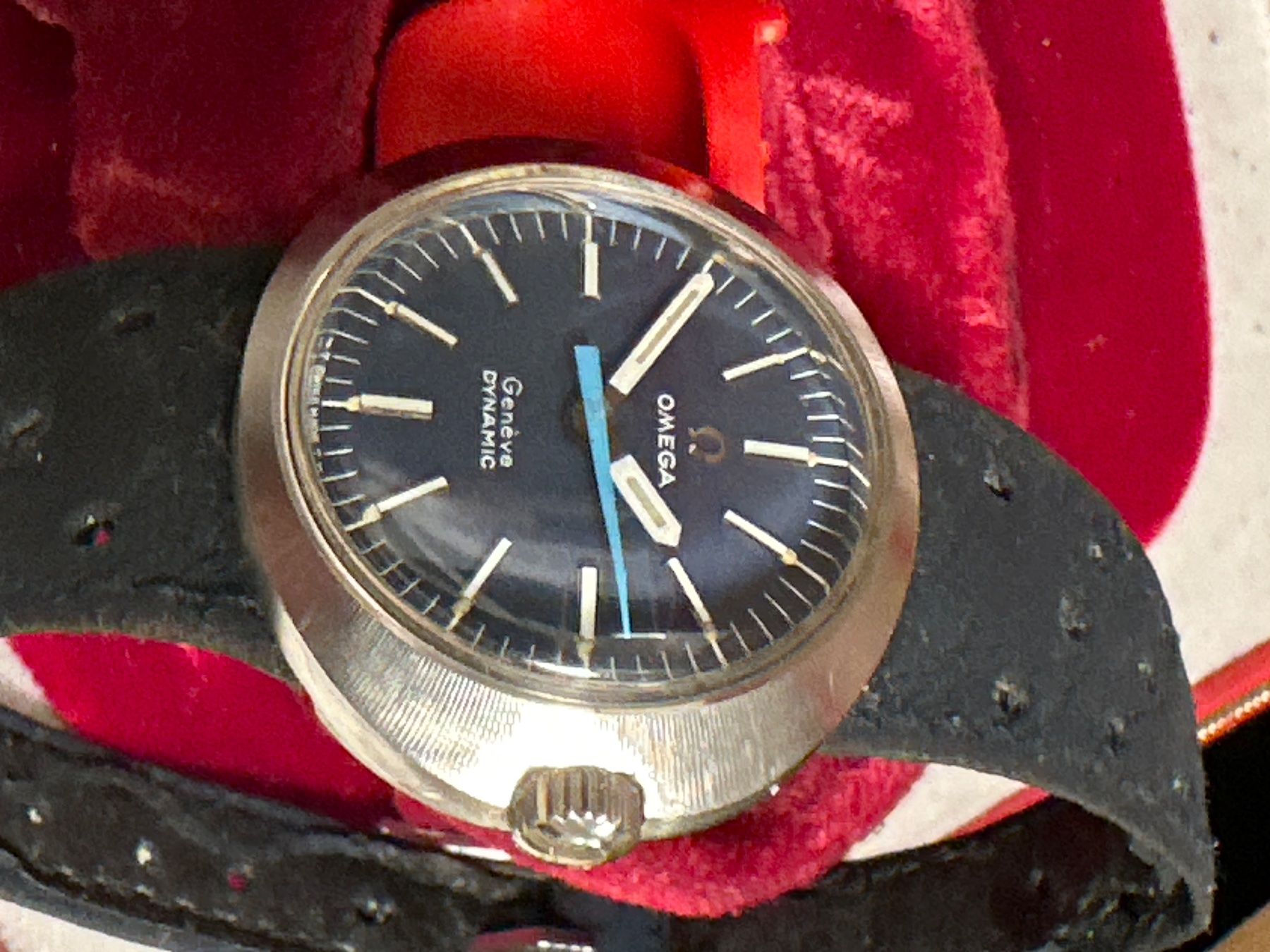 Omega Orologi: Omega Dynamic Geneve Automatic Two Tone Blue Dial SS 30mm – Usato da Untersiggenthal venduto da kaanzurich 1