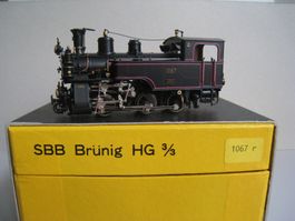 H R F HG 3/3 1067 mit roten Filets Brünig-Dampflok,1752C