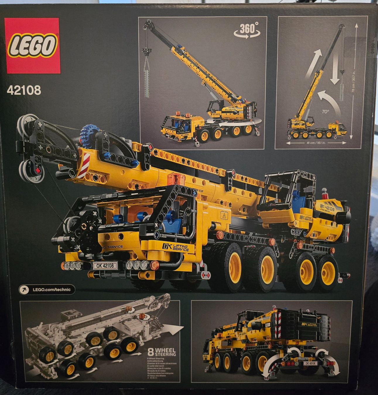 Lego Spielzeuge: Lego Technic, mobiler Kran, 42108 – Gebraucht aus Müllheim-Dorf von 207mo 1