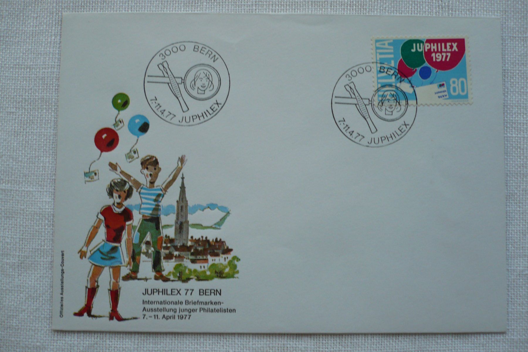 Tutti i francobolli: 1977 JUPHILEX 77, Bern – Usato da Zürich venduto da saltandpepper008