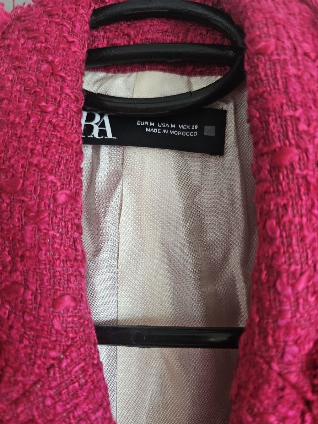 Zara Jacken: Zara Blazer Pink Grösse M Boucle Tweed – Gebraucht aus Aesch ZH von _tigerlily_ 3