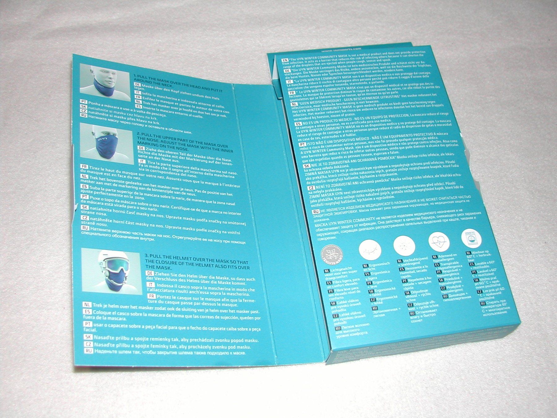 Gesichts- und Gehörschutz: COMMUNITY MASK WINTER IN SCHWARZ VON UYN – Neu und originalverpackt aus Trun von Romi066 2