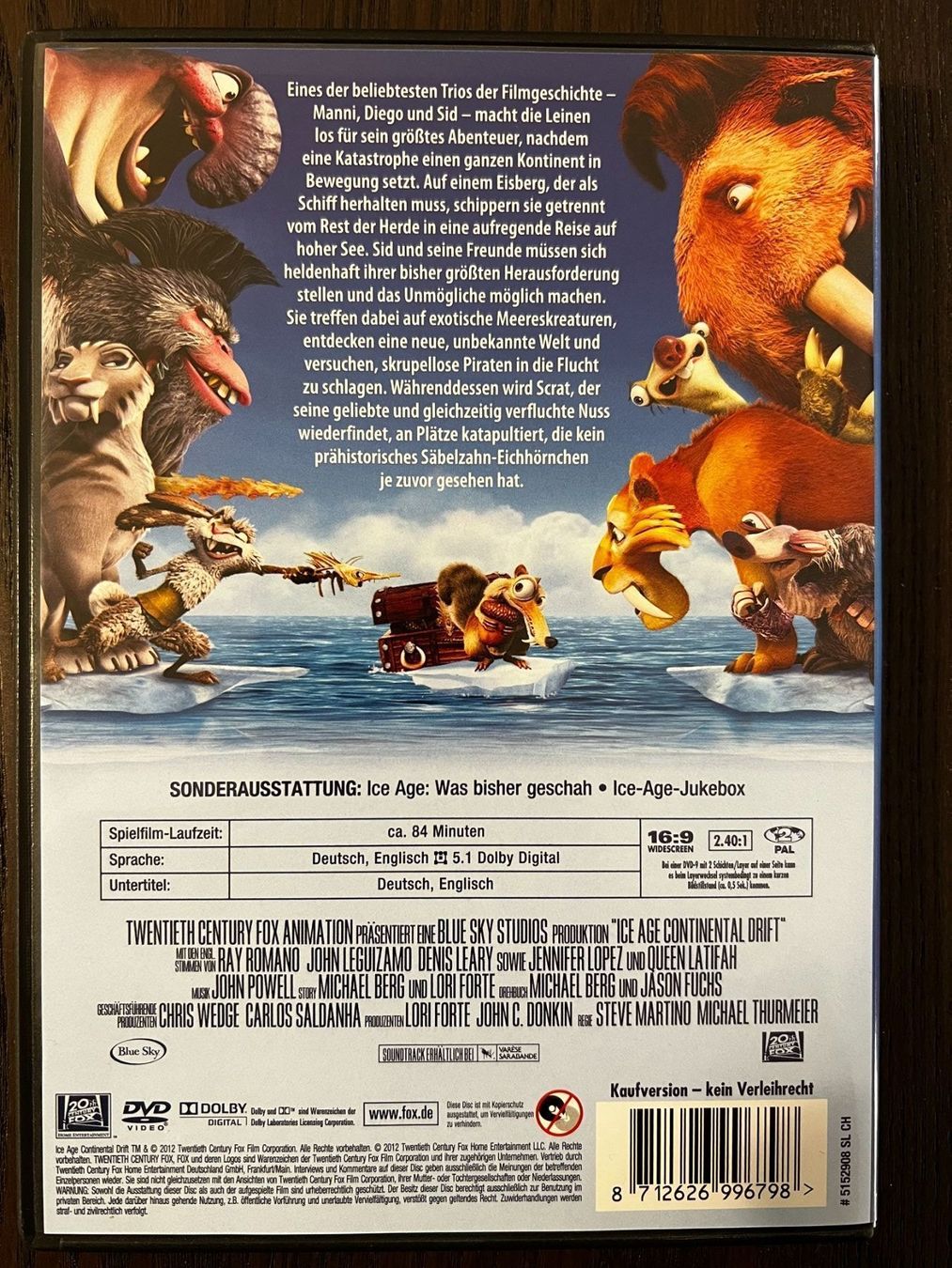 Tous les DVDs: Ice Age 4 – D'occasion à Zürich par FilmFreunde 1