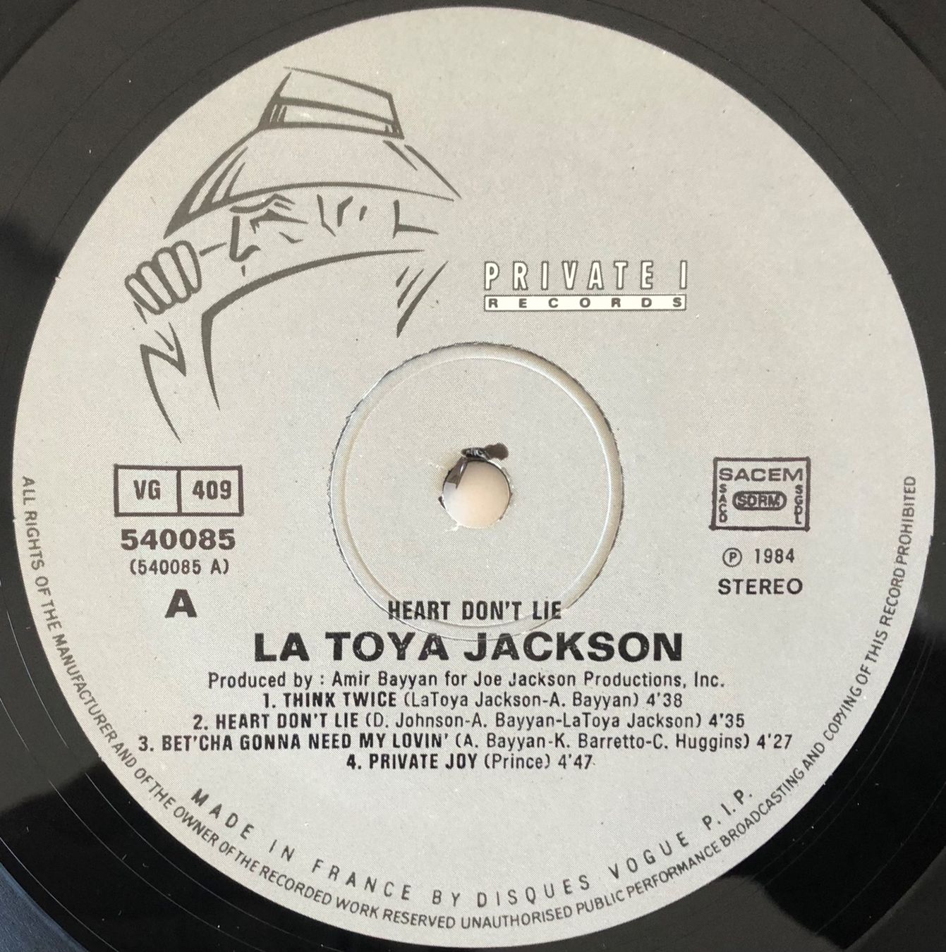 Dischi in vinile: LATOYA JACKSON - HEART DON'T LIE – Usato da Poliez-Pittet venduto da Newtown-Records 2