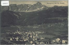 Savognino mit Piz Michel