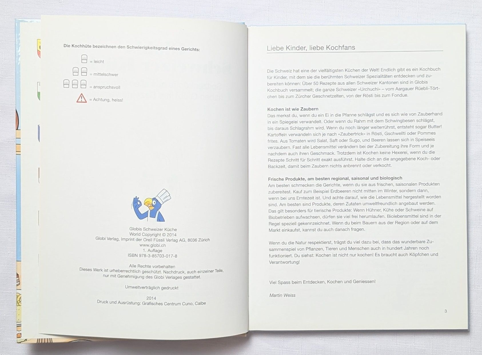 Libri: Globis Schweizer Küche - 1. Auflage 2014 - Globi Verlag – Nuovo (secondo la descrizione) da Wängi venduto da ABIZONE-86 1
