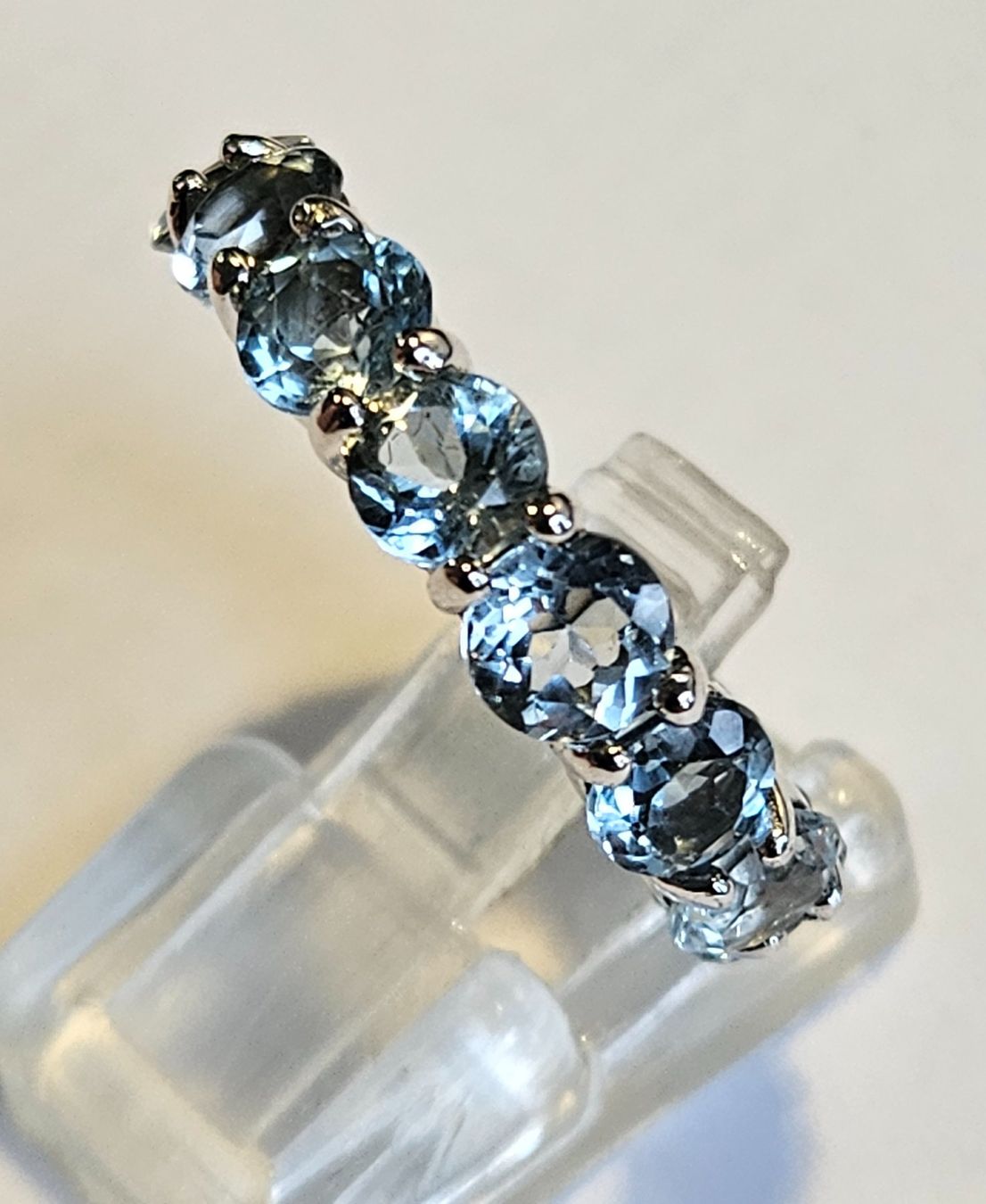 Ringe: Aquamarin Eternity Ring – Neu (gemäss Beschreibung) aus Zürich von Benedikt21 1