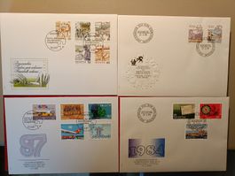 Schweizer Briefmarken Ersttagsbriefe - Top Zustand!