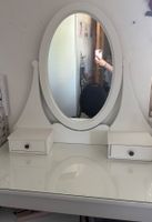 IKEA HEMNES Frisiertisch mit Spiegel, weiss