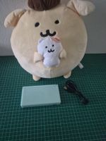 Nintendo DS Lite, light blue, with charger and plush - great