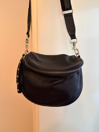 Leder Damen Umhängetasche Made in Italy