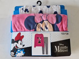 Kinderpyjama Minnie Mouse (Grau) Grösse 122/128
