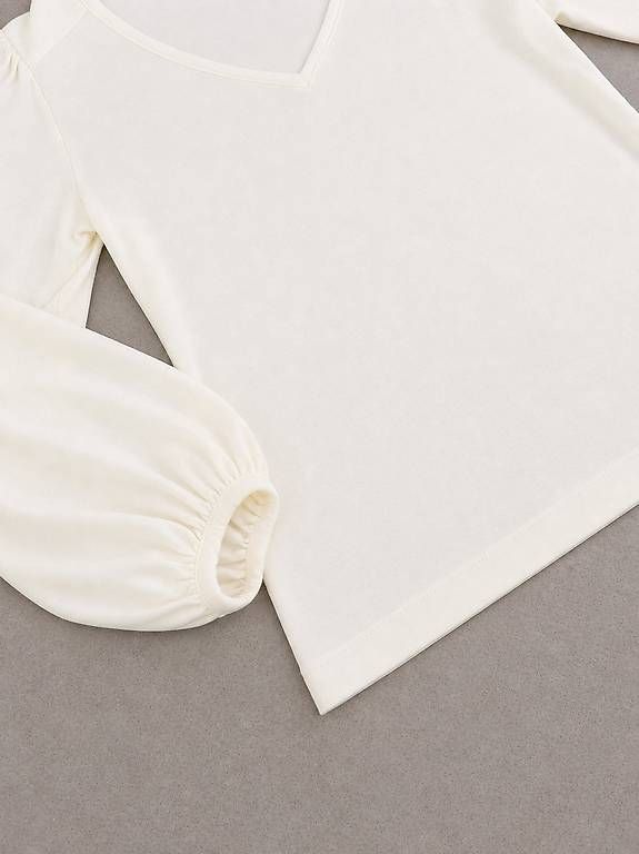 Blusen: Bluse mit Puffärmeln Gr. S Weiss – Gebraucht aus Merlischachen von GlamGarb 3