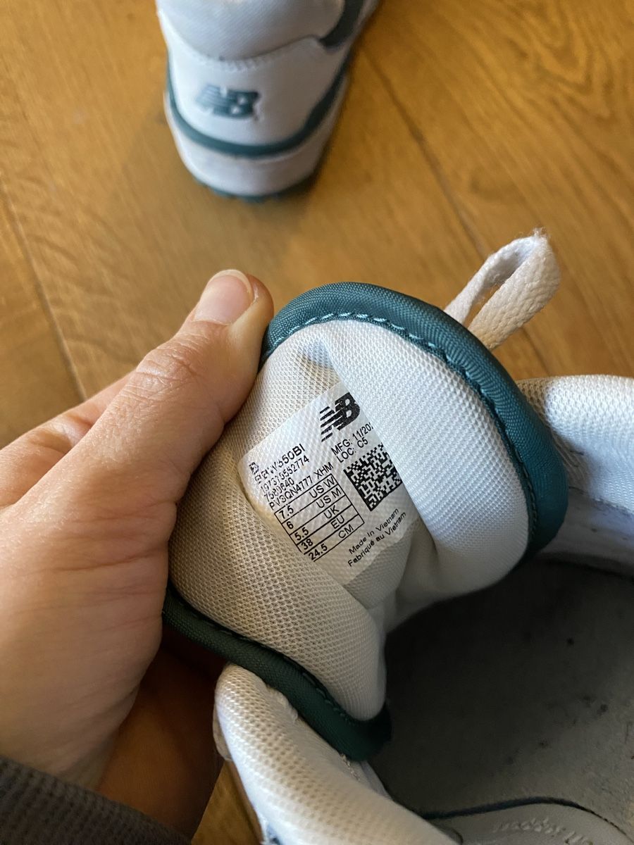 New Balance Scarpe da uomo: New Balance 550 White Green - taille 38 – Usato da Villars-sur-Glâne venduto da mel_6q5w 6