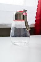 Trinkflasche aus Glas, wiederverwendbar, ideal für Picknick!