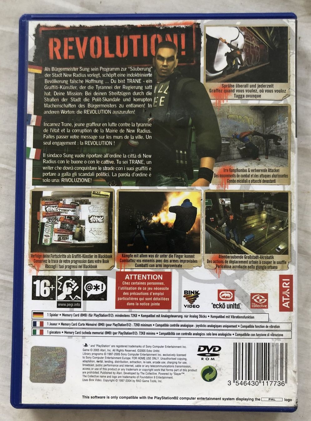 Spiele: PS2 - MARC ECKO'S GETTING UP – Gebraucht aus Schaffhausen von durruti 2