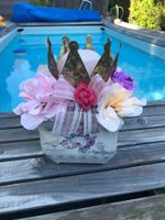 Vintagedeko Krone Blumendeko Gartendeko Shabbydeko Hausdeko