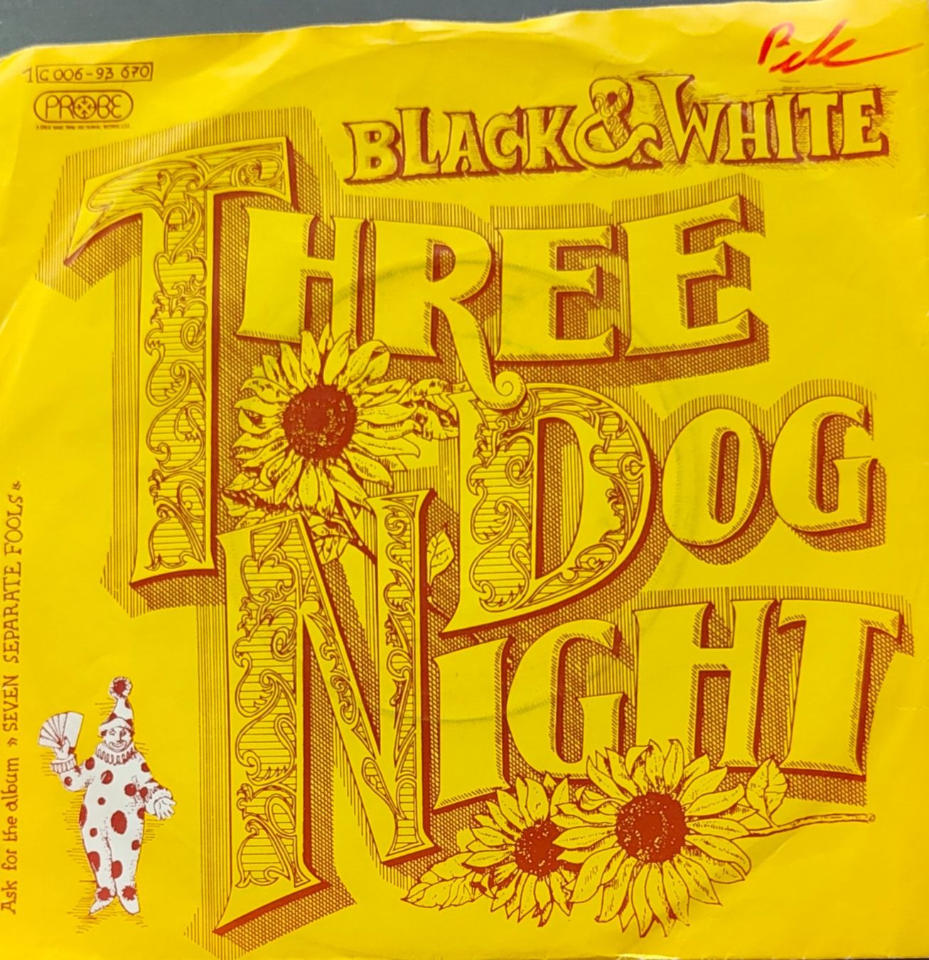 Vinyles: Vinyl Single Three Dog Night - Black And White – D'occasion à Langenthal par Modo39