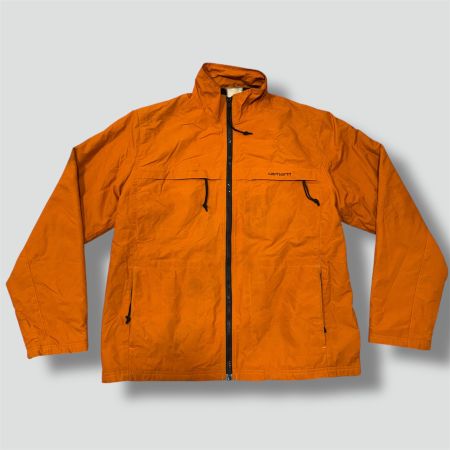 Carhartt orange rainprotective jacket Regenjacke vintage